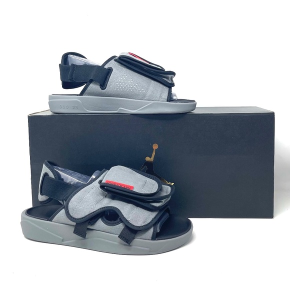 Nike JORDAN LS SLIDE Smoke Grey CZ0791 001 Men's Sandal Sneakers - Picture 2 of 12